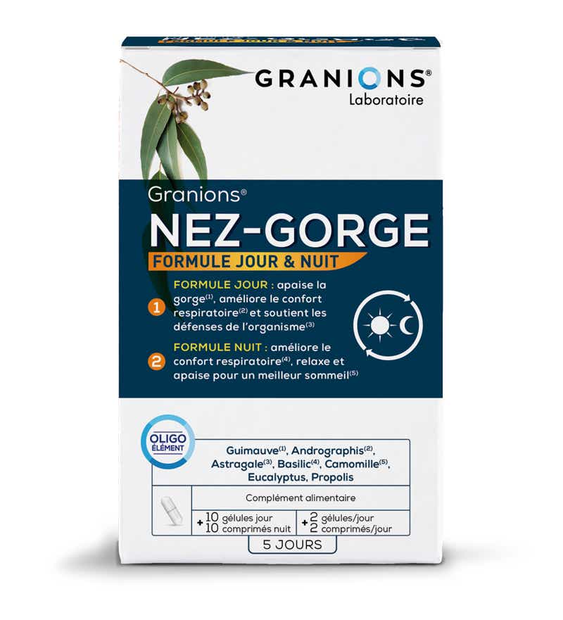 GRANIONS NEZ GORGE 10 GELULES 10 COMPRIMES