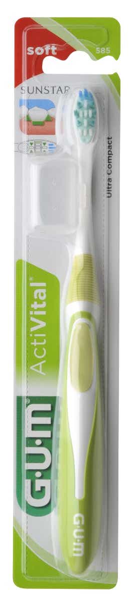 GUM ACTIVITAL BROSSE A DENTS ULTRA COMPACT SOUPLE 585 1 UNITE
