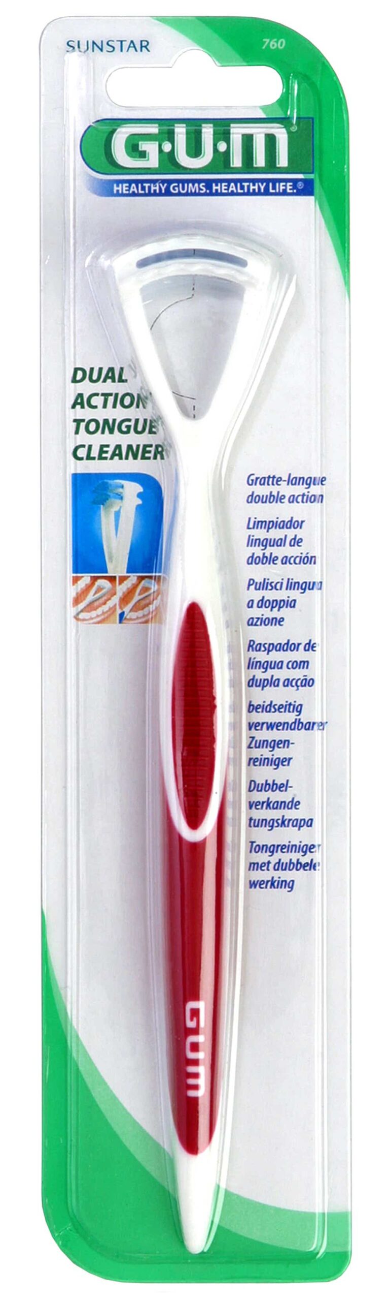 GUM GRATTE LANGUE DOUBLE ACTION 1 UNITE