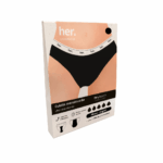 HER UNDERWEAR JOY CULOTTE MENSTRUELLE BLACK ZEBRA TAILLE XL