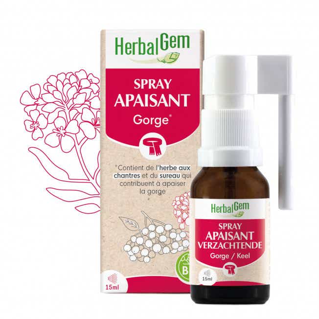 HERBALGEM SPRAY APAISANT GORGE BIO 15ML