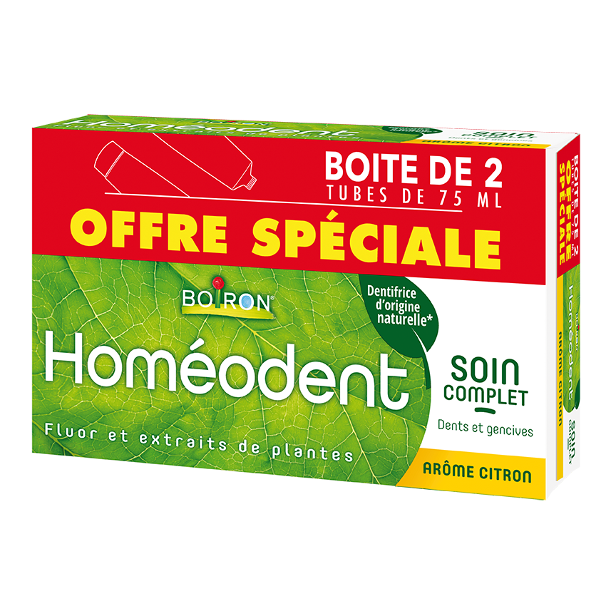 HOMEODENT SOIN COMPLET CITRON DUO 2 75ML