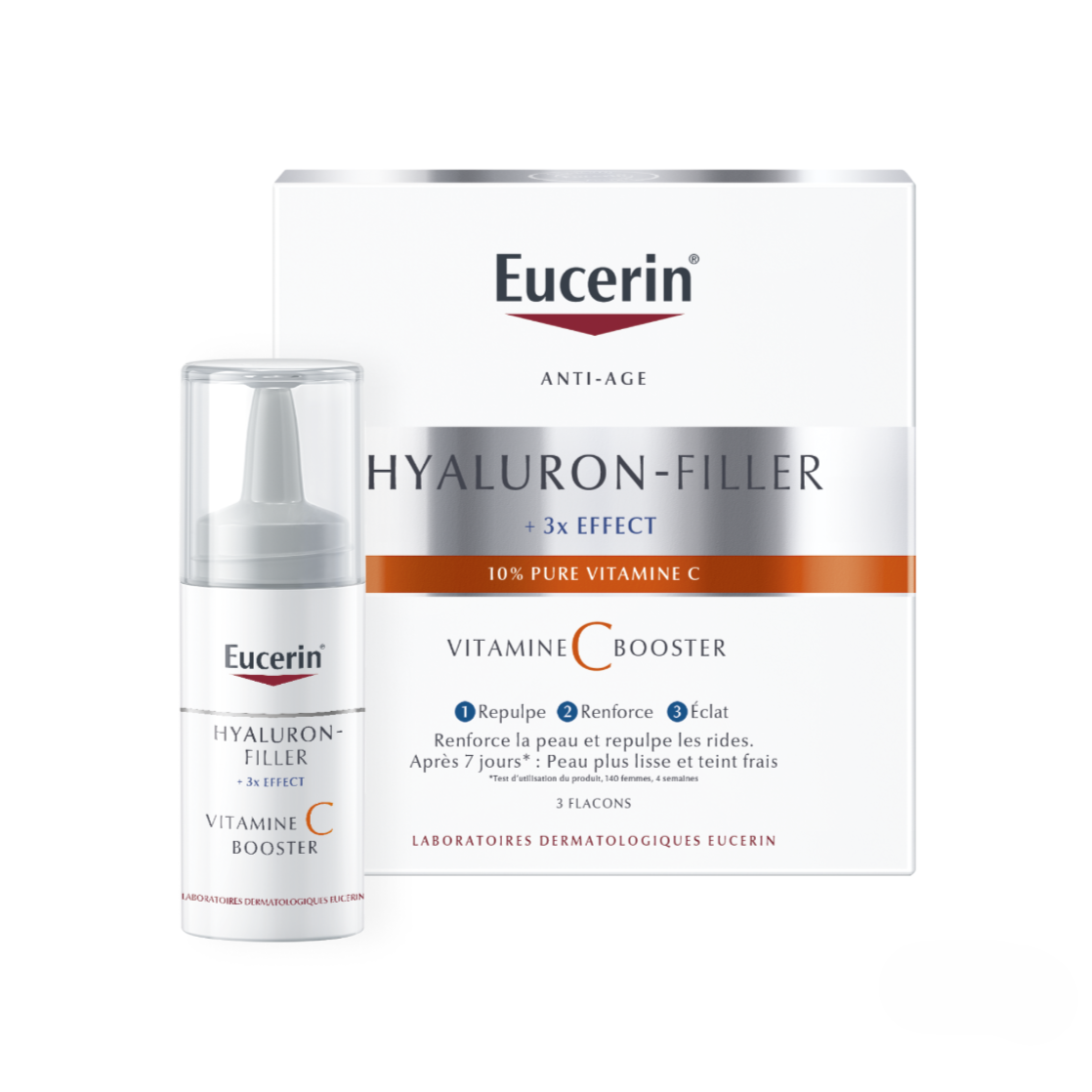 HYALURON FILLER 3X EFFECT SERUM ANTI AGE VITAMINE C BOOSTER 8ML