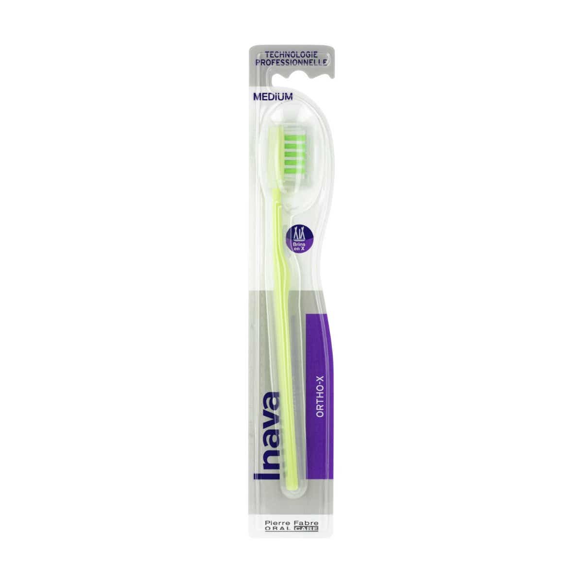 INAVA ORTHO X BROSSE A DENTS ORTHODONTIE MEDIUM 1 UNITE
