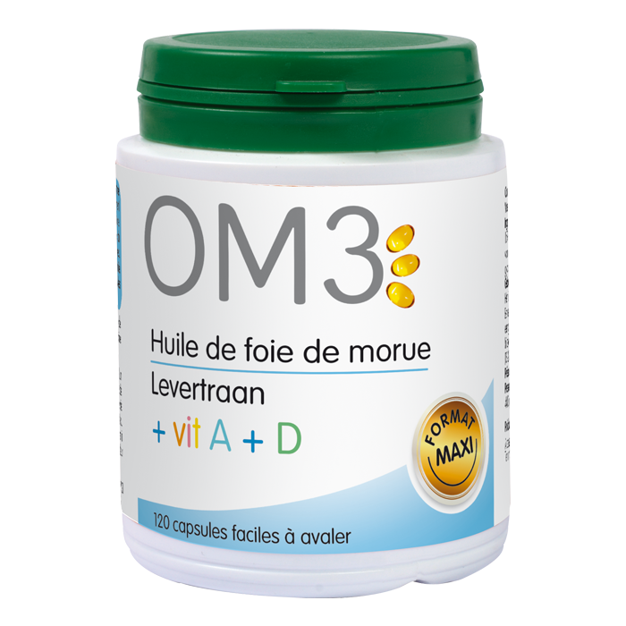 ISODIS NATURA OM3 HUILE DE FOIE DE MORUE 120 CAPSULES