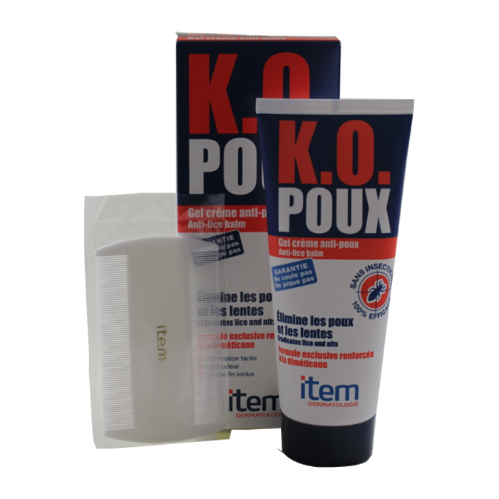 ITEM K O POUX GEL CREME ANTI POUX 100 ML 1 PEIGNE