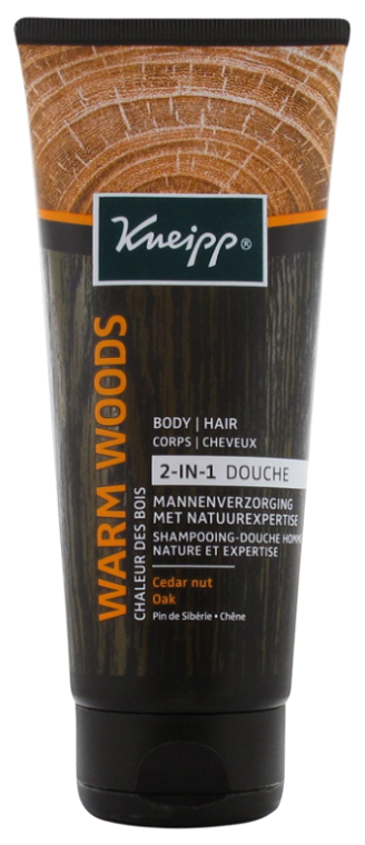 KNEIPP SHAMPOOING DOUCHE 2 EN 1 WARM WOODS HOMME 200ML