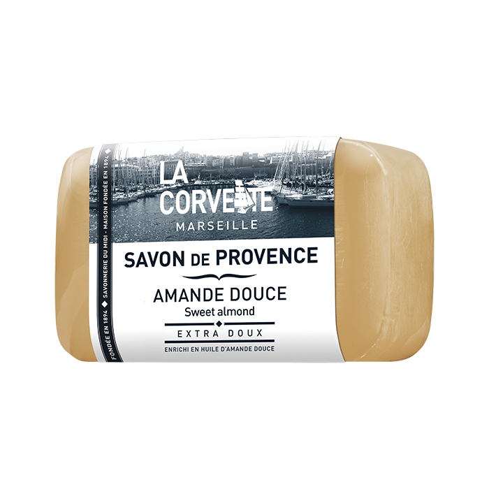 LA CORVETTE MARSEILLE SAVON DE PROVENCE AMANDE DOUCE 100G