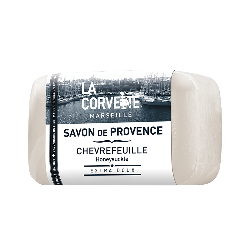 LA CORVETTE MARSEILLE SAVON DE PROVENCE CHEVREFEUILLE 100G