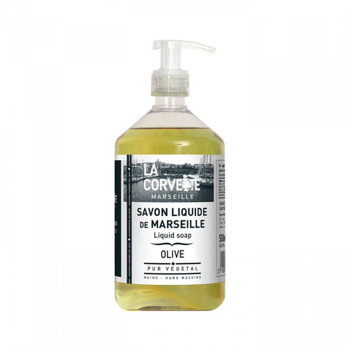 LA CORVETTE MARSEILLE SAVON LIQUIDE DE MARSEILLE OLIVE 1L