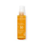 LA ROSEE HUILE SOLAIRE A L HUILE D ABRICOT BIO SPF30 VISAGE CORPS ET CHEVEUX 150ML