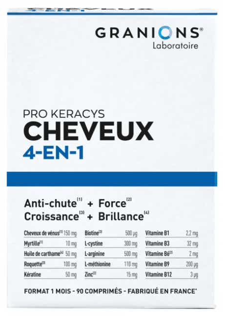 LABORATOIRE GRANIONS PRO KERACYS 4 EN 1 90 COMPRIMES