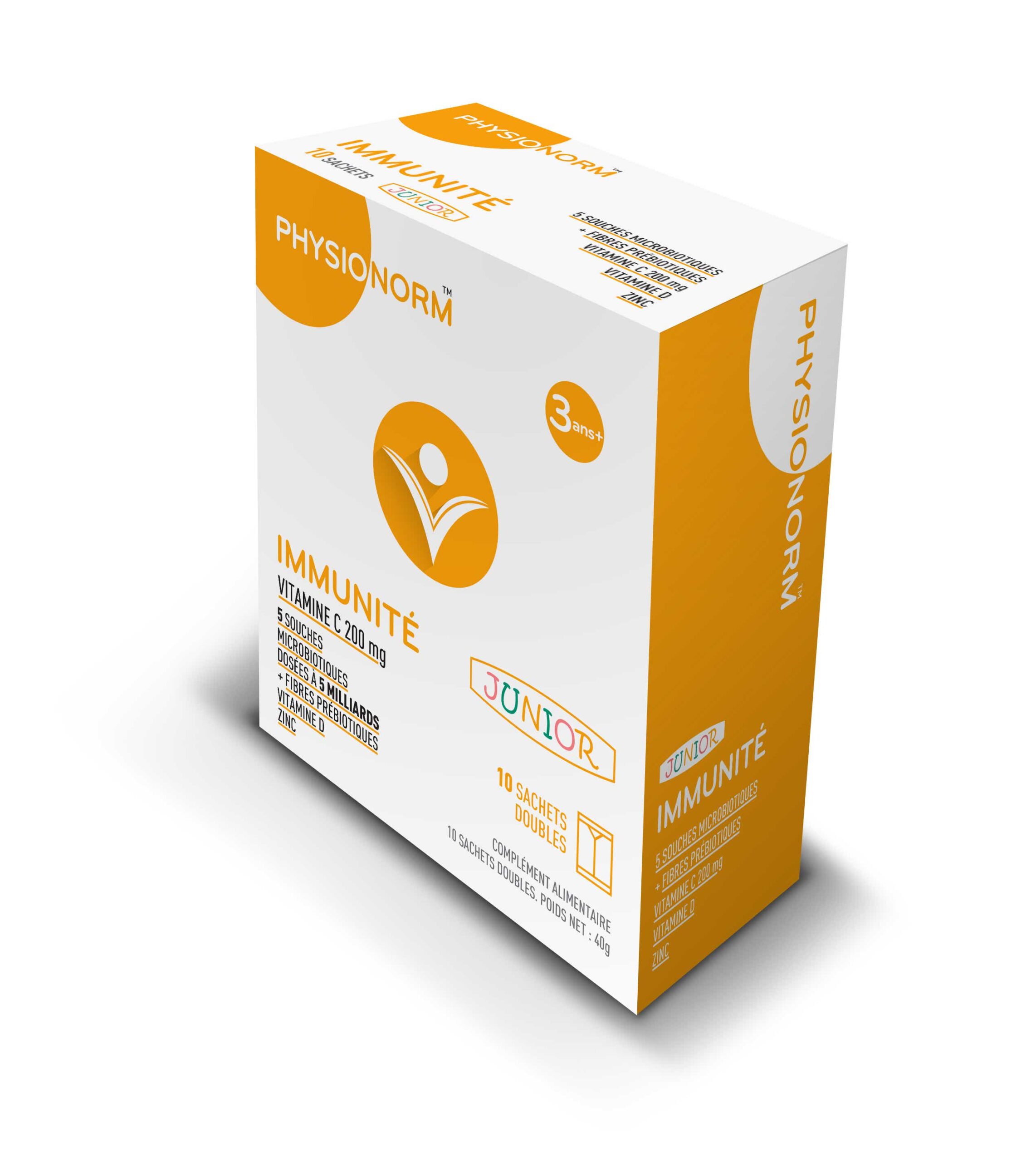 LABORATOIRE IMMUBIO PHYSIONORM IMMUNITE JUNIOR 10 SACHETS