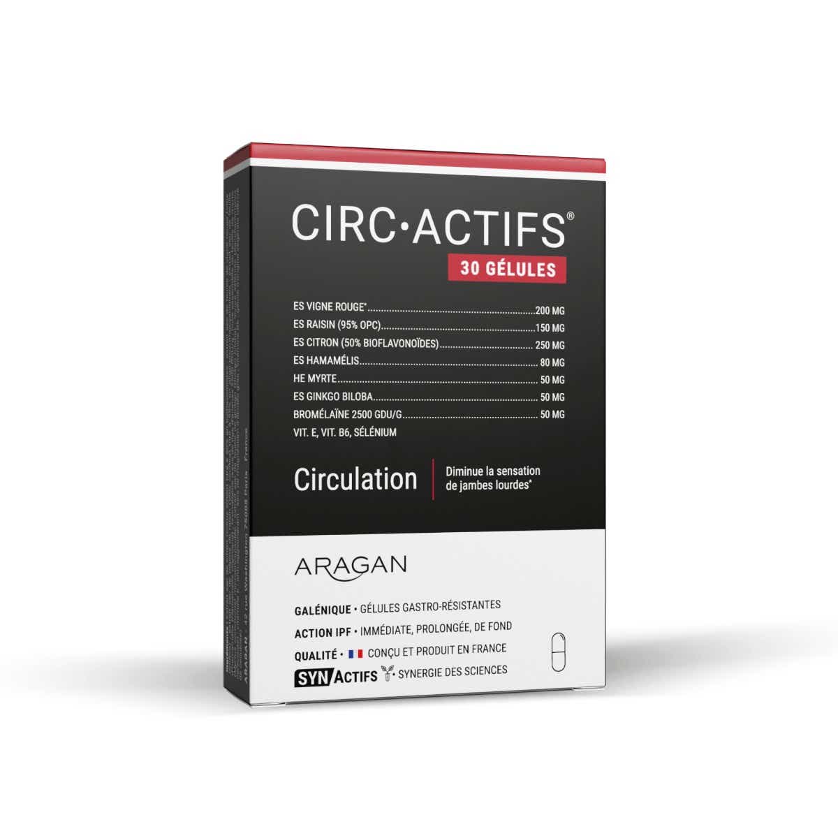 LABORATOIRE SYNACTIFS CIRC ACTIFS CIRCULATION 30 GELULES
