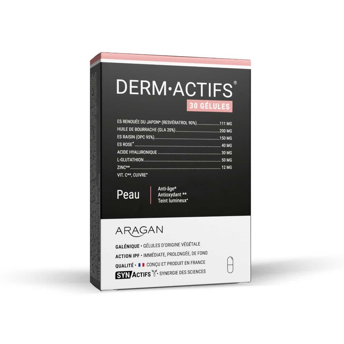 LABORATOIRE SYNACTIFS DERM ACTIFS PEAU 30 GELULES