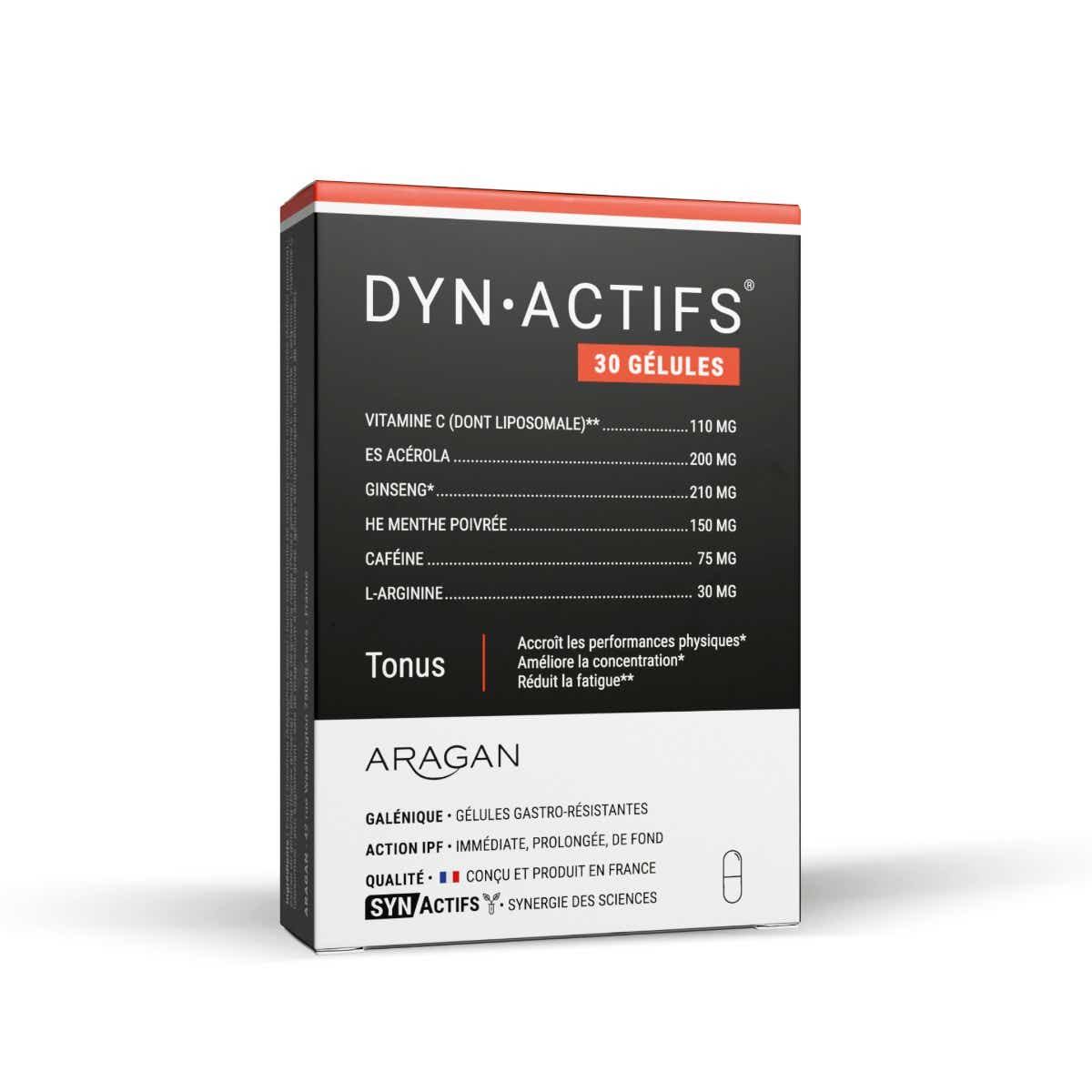 LABORATOIRE SYNACTIFS DYN ACTIFS TONUS 30 GELULES