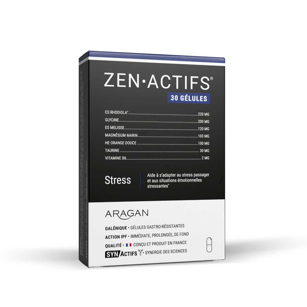 LABORATOIRE SYNACTIFS ZEN ACTIFS STRESS 30 GELULES