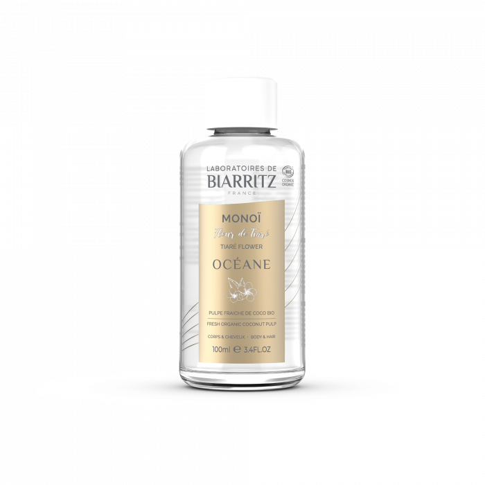 LABORATOIRES DE BIARRITZ OCEANE MONOI FLEUR DE TIARE BIO CORPS ET CHEVEUX 100ML