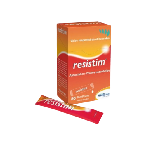 LABORATOIRES MOTIMA RESISTIM PROTECTION DES VOIES RESPIRATOIRES ET BUCCALES 20 DOSETTES