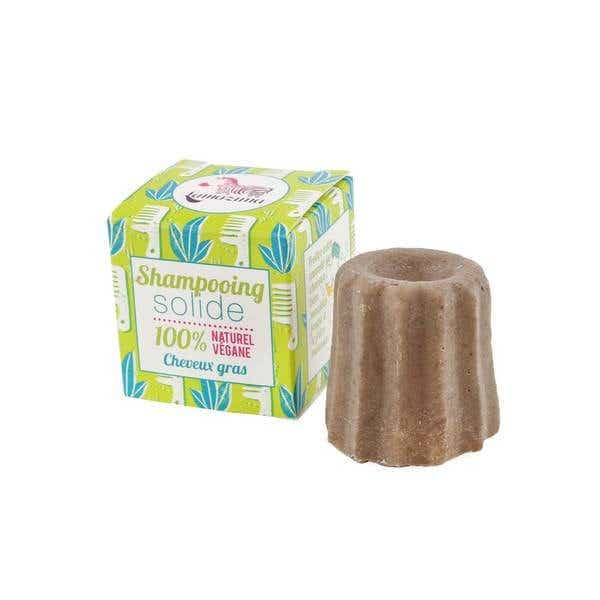 LAMAZUNA SHAMPOING SOLIDE CHEVEUX GRAS A LA LITSEE CITRONNEE 55G