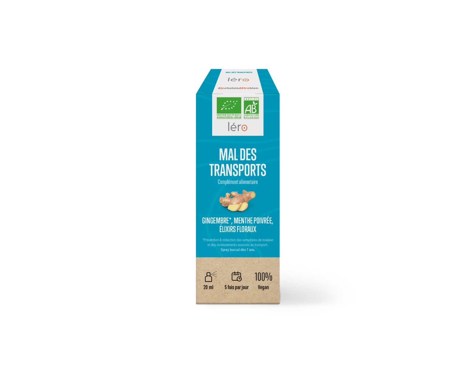 LERO SPRAY MAL DES TRANSPORTS BIO 20ML