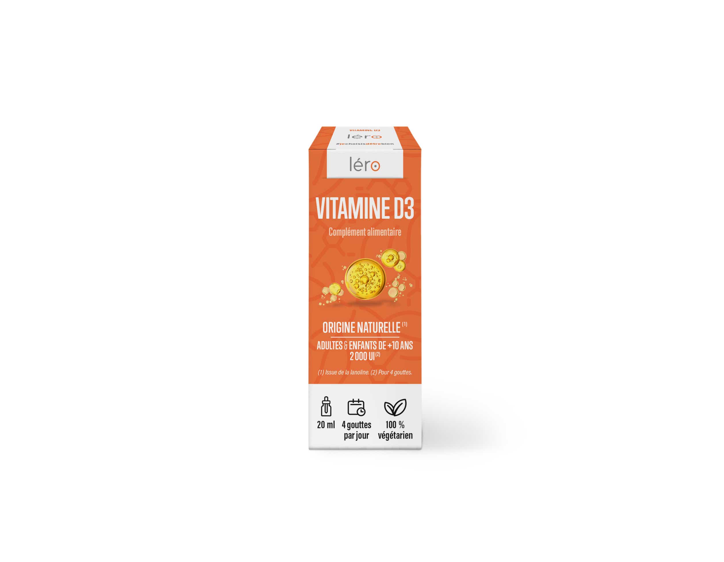 LERO VITAMINE D3 1000 UI 20ML