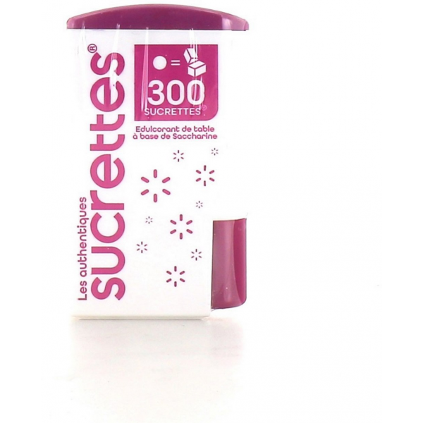 LES AUTHENTIQUES SUCRETTES 2 SUCRES 300 COMPRIMES