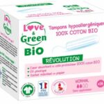 LOVE AND GREEN TAMPONS DIGITAUX NORMAUX HYPOALLERGENIQUES SANS APPLICATEUR 16 TAMPONS