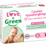 LOVE GREEN COUCHES HYPOALLERGENIQUES T4 46 UNITES