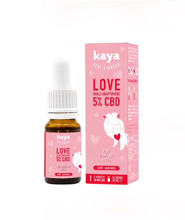 LOVE HUILE ADAPTOGENE CBD 5 10ML