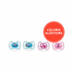 MAM SUCETTE ANNEAU NUIT 18 MOIS ET PLUS 2 UNITES