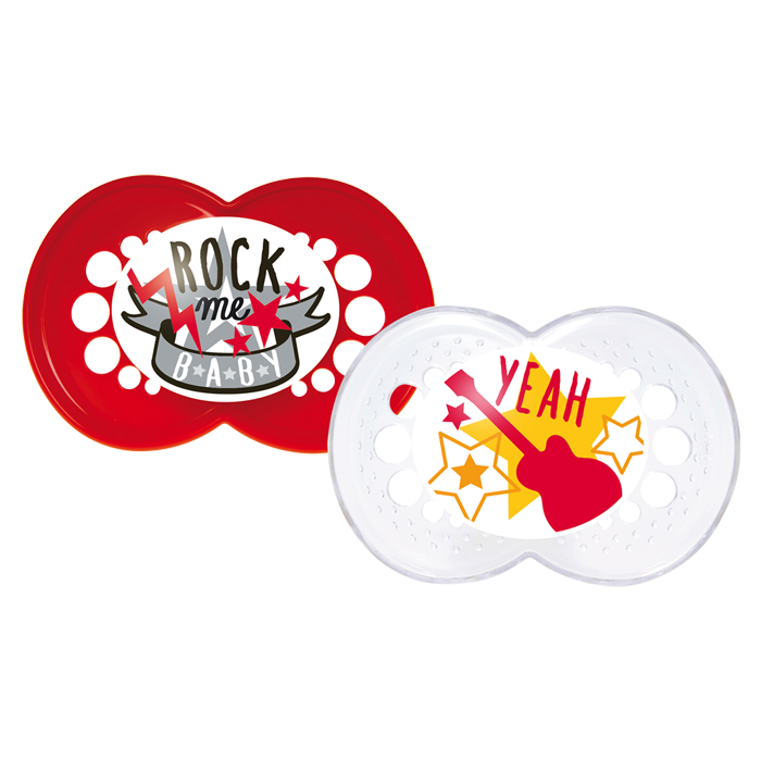 MAM SUCETTE DECOR TENDANCE 18 MOIS ET PLUS 2 UNITES