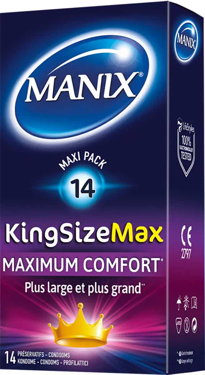 MANIX PRESERVATIFS KINGSIZE MAX X14