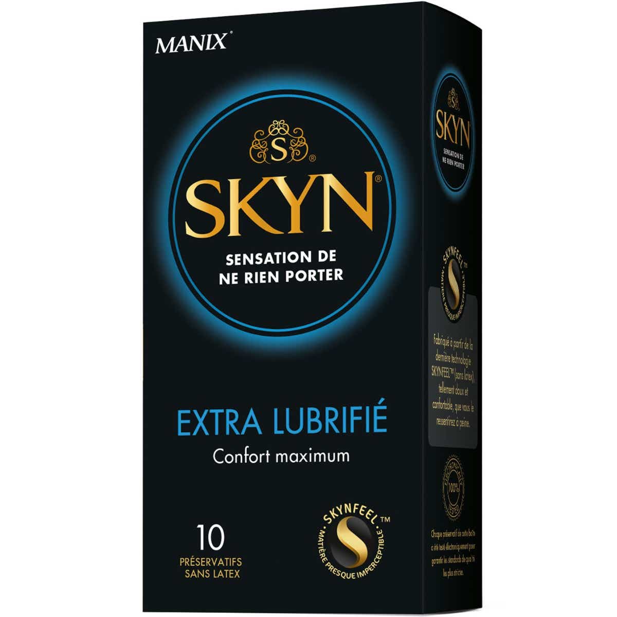 MANIX SKYNR EXTRA LUBRIFIE 10 PRESERVATIFS