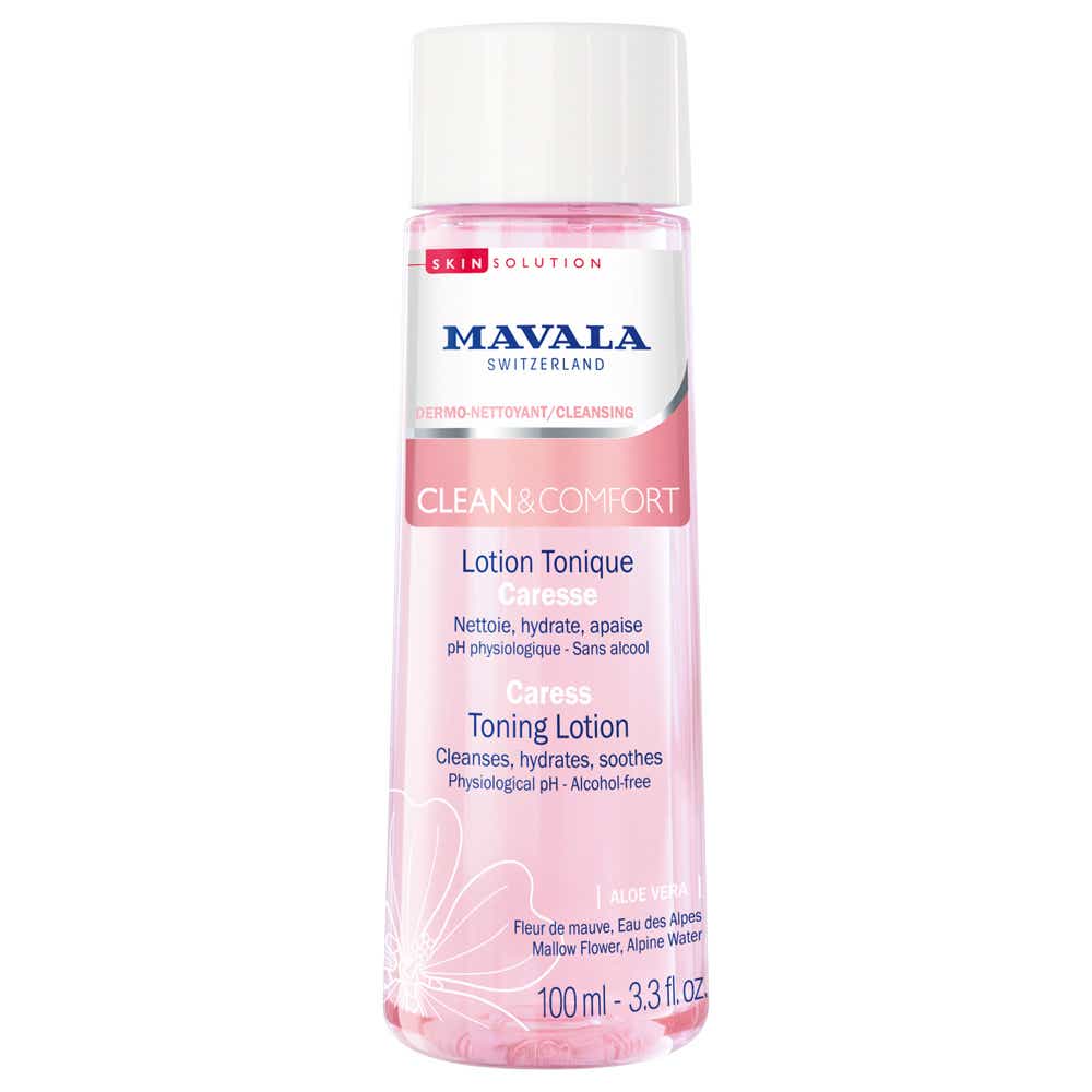 MAVALA CLEAN COMFORT LOTION TONIQUE CARESSE TOUS TYPES DE PEAUX 100ML