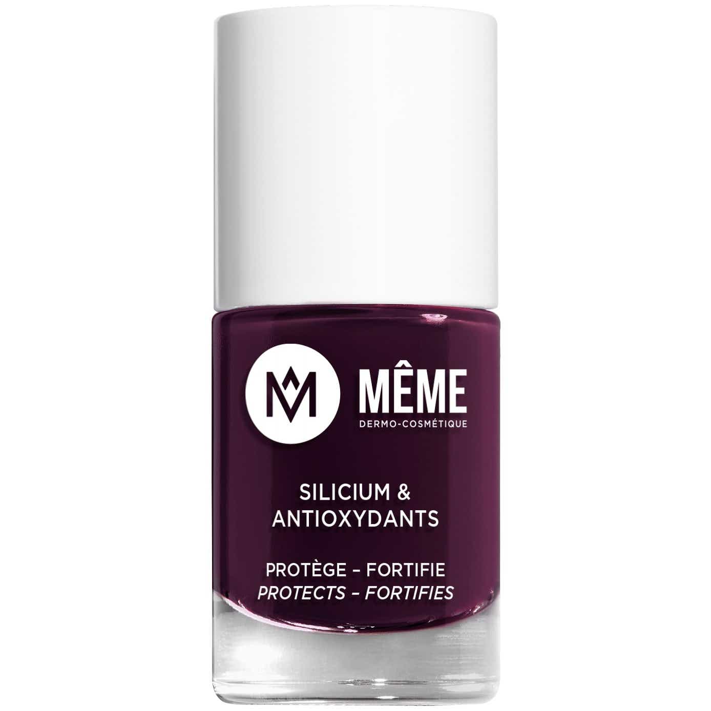MEME COSMETICS VERNIS A ONGLES AU SILICIUM AUBERGINE 08 10ML