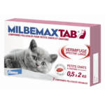 MILBEMAXTAB VERMIFUGE SPECTRE LARGE PETIT CHAT 0 5 A 2KG 2 COMPRIMES