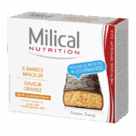 MILICAL BARRE MINCEUR CHOCOLAT ORANGE 6 BARRES
