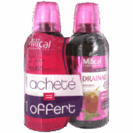 MILICAL DRAINEUR MINCEUR ULTRA GOUT CASSIS 2X500ML