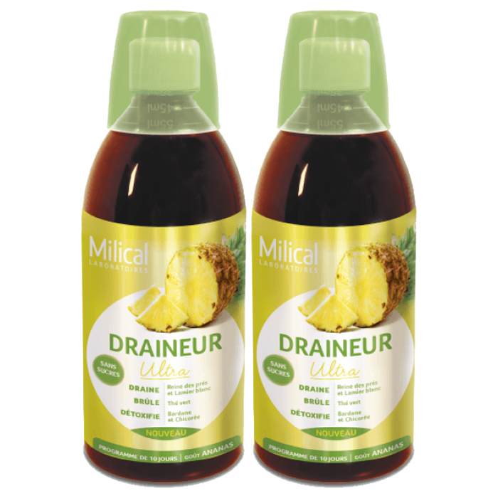 MILICAL DRAINEUR ULTRA ANANAS 2X500ML