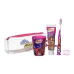 MR WHITE TROUSSE DE VOYAGE WINX CLUB BROSSE A DENTS DENTIFRICE 75ML GOBELET