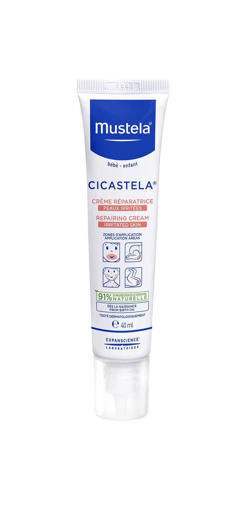 MUSTELA BEBE CREME REPARATRICE CICASTELA 40ML