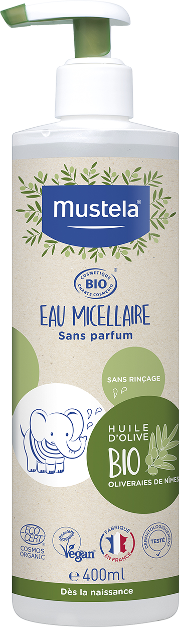 MUSTELA EAU MICELLAIRE BIO 400 ML