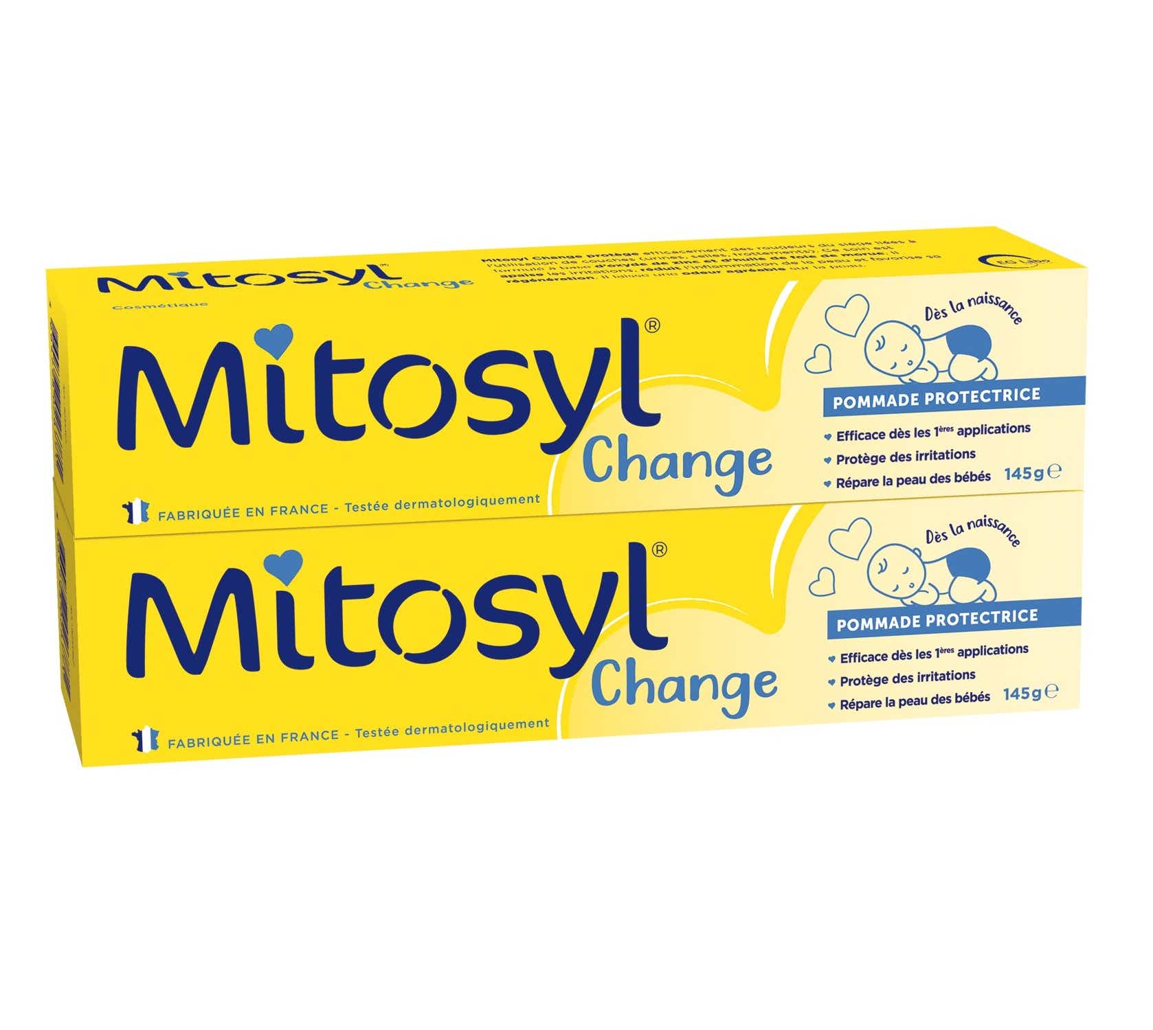 MYTOSIL POMMADE POUR LA CHANGE 2 TUBES DE 145G