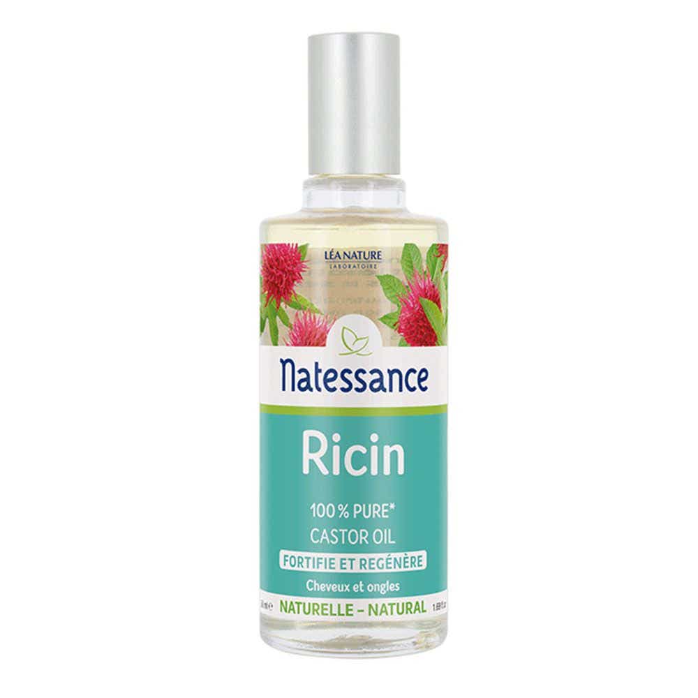 NATESSANCE HUILE DE RICIN CHEVEUX ET ONGLES 50ML