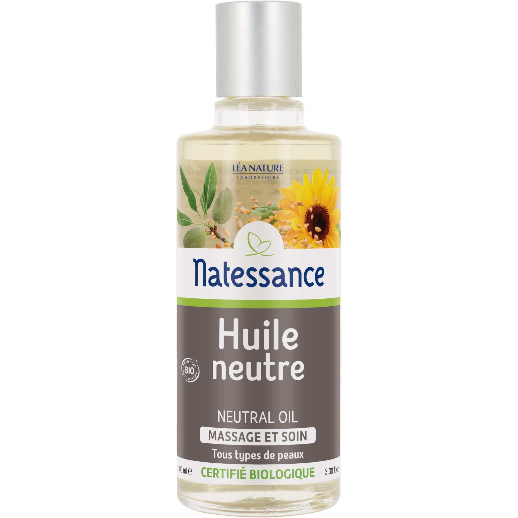 NATESSANCE HUILE NEUTRE BIO 100ML