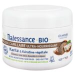 NATESSANCE MASQUE CAPILLAIRE ULTRA NOURISSANT KARITE BIO ET KERATINE VEGETALE CHEVEUX TRES SECS CREPUS OU FRISES 200ML