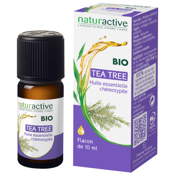 NATURACTIVE HUILE ESSENTIELLE BIO TEA TREE 10ML