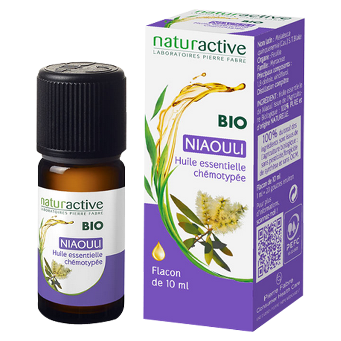 NATURACTIVE HUILE ESSENTIELLE NIAOULI BIO 10ML