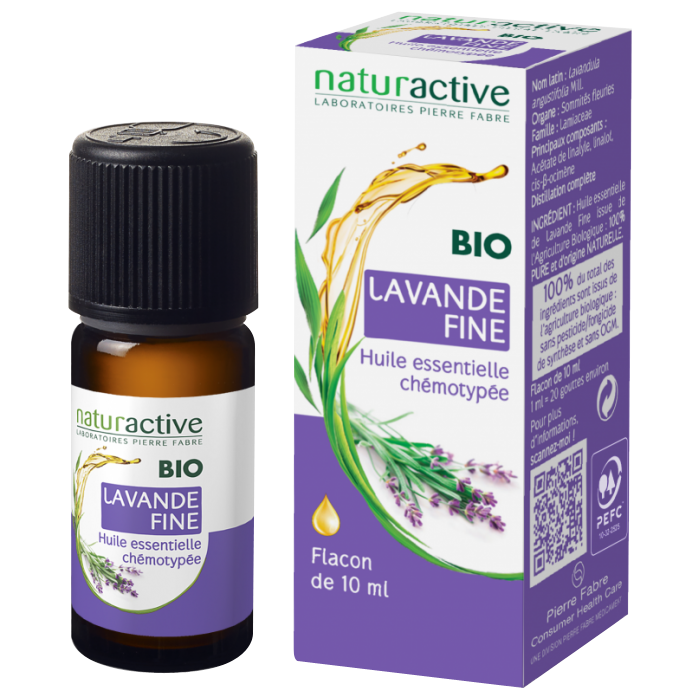 NATURACTIVE LAVANDE FINE HUILE ESSENTIELLE BIO 10ML